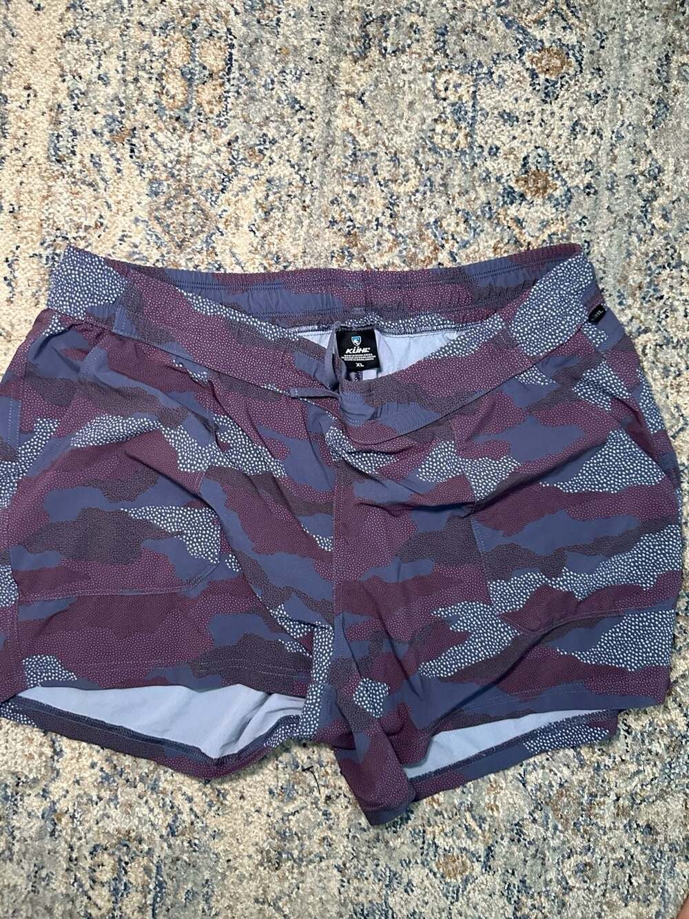 Kuhl Vantage Camo Print Stretch Shorts Size XL